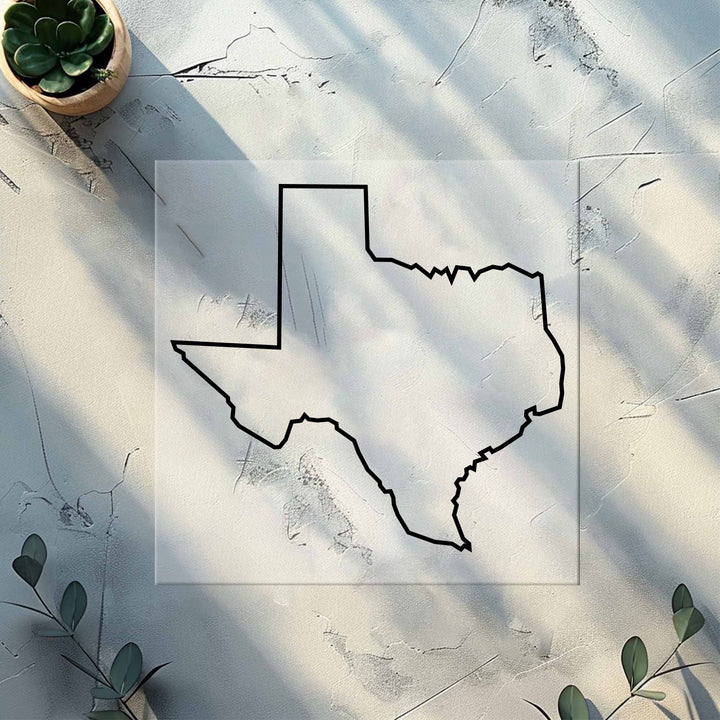 Texas Map Dtf Transfers, Texas State Dtf Transfers