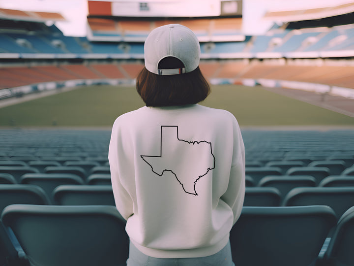 Texas Map Dtf Transfers, Texas State Dtf Transfers