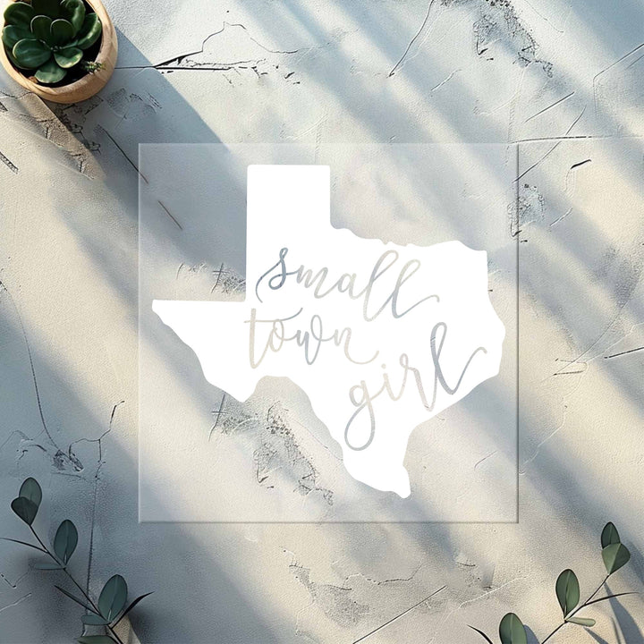 Texas Small Town Girl Dtf Transfers ,Texas Map Dtf Transfers