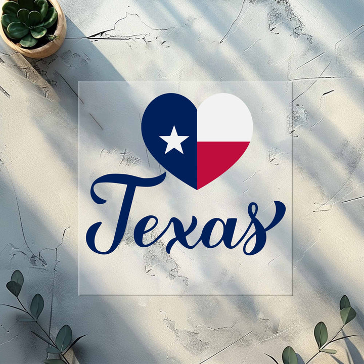 Texas Heath Dtf Transfer,Texas Flag Dtf Transfer