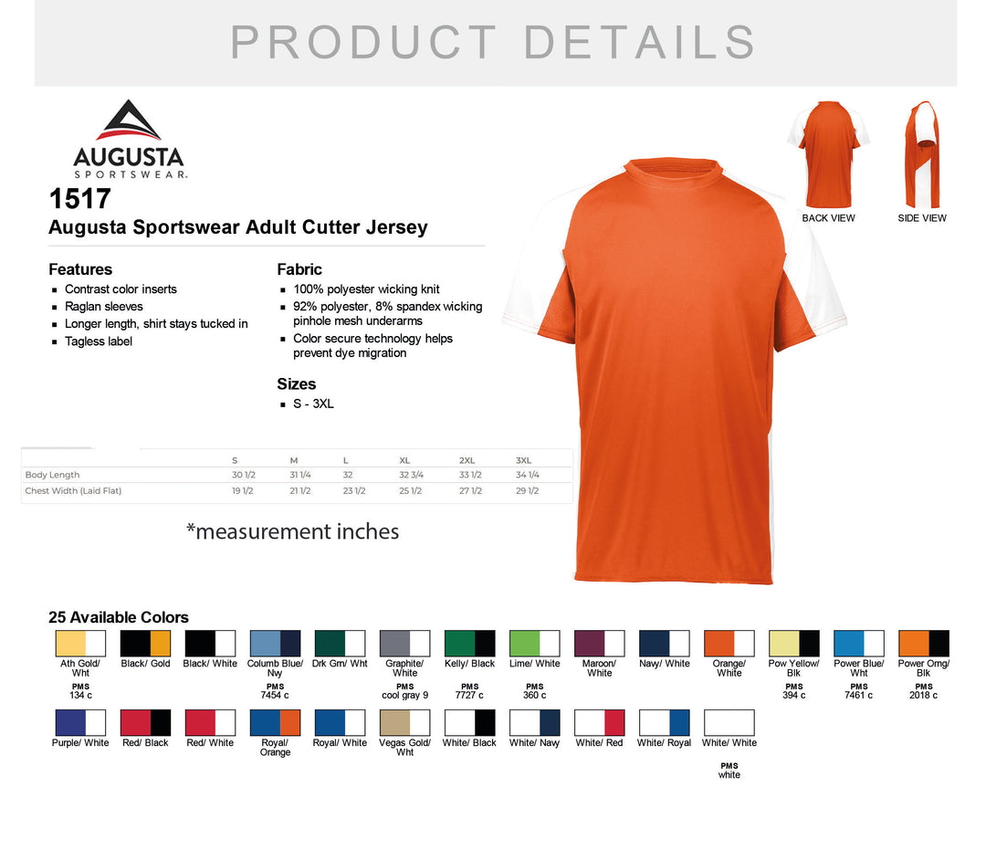 Augusta Sportswear - Cutter Jersey - 1517