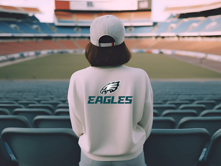 Philadelphia Eagle Football DTF Transfer, Eagles Football Ready To Press