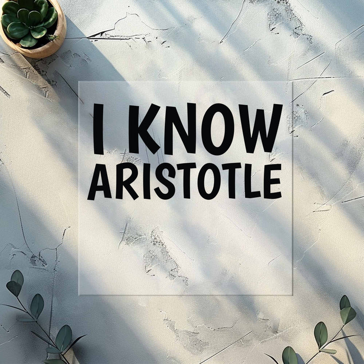 I know aristotle  DTF Transfers