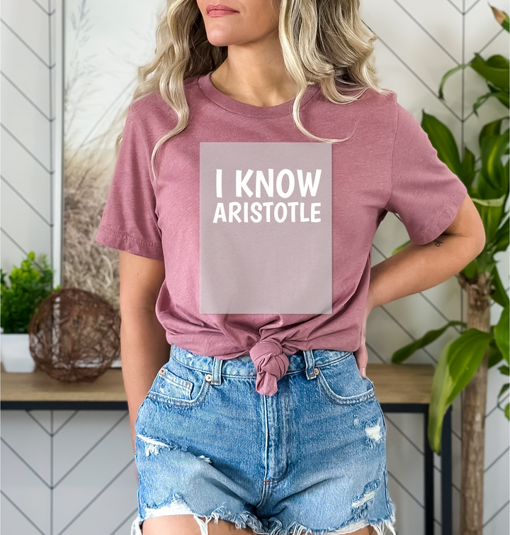 I know aristotle  DTF Transfers