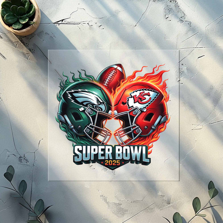 Super Bowl 2025, Kansas City, Football DTF Transfer, Tshirt Heat Tranfers