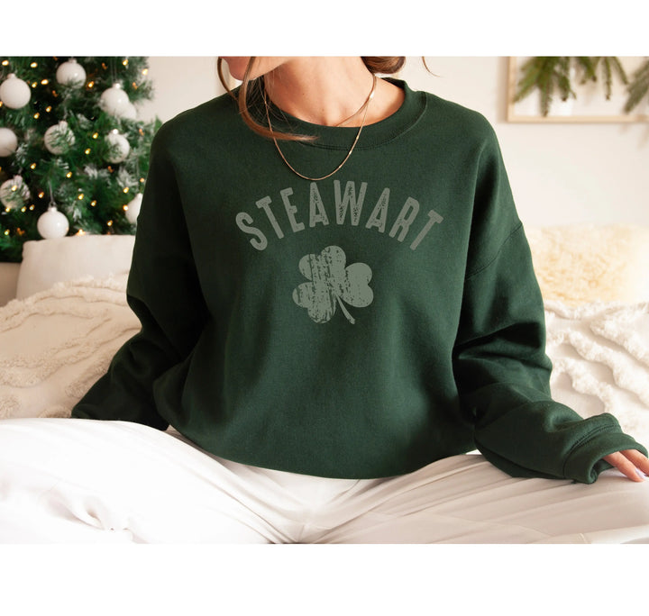 Personalized Last Name St. Patrick's Day Sweatshirt - Custom Irish Tee Shirtprintingcenter