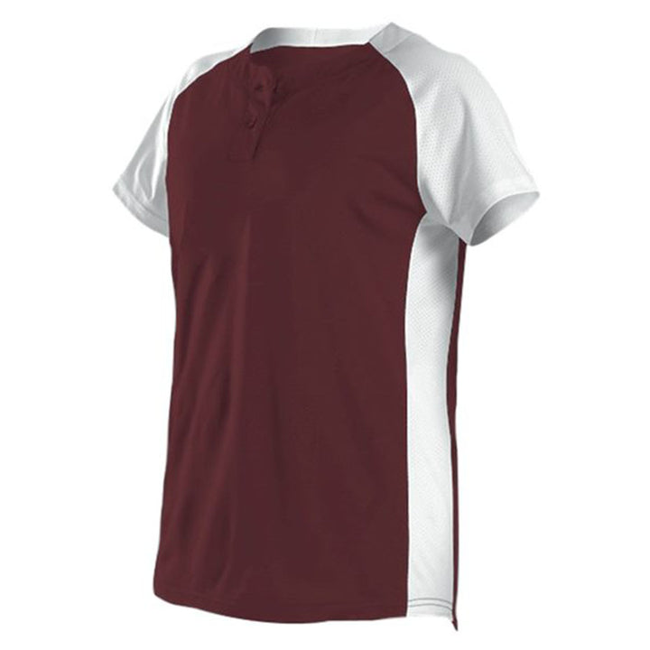 Alleson Athletic - Women's Two Button Fastpitch Jersey - 522PDW