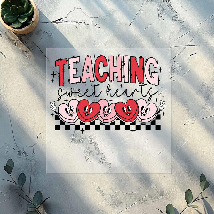 Valentines Day Teacher DTF Transfer