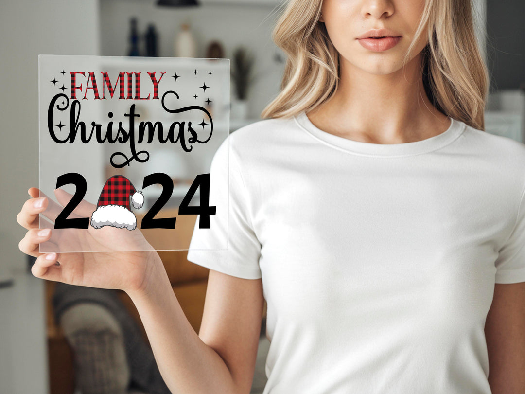 Family Christmas 2025 DTF Transfers, Ready to Press Bulk Heat Transfers
