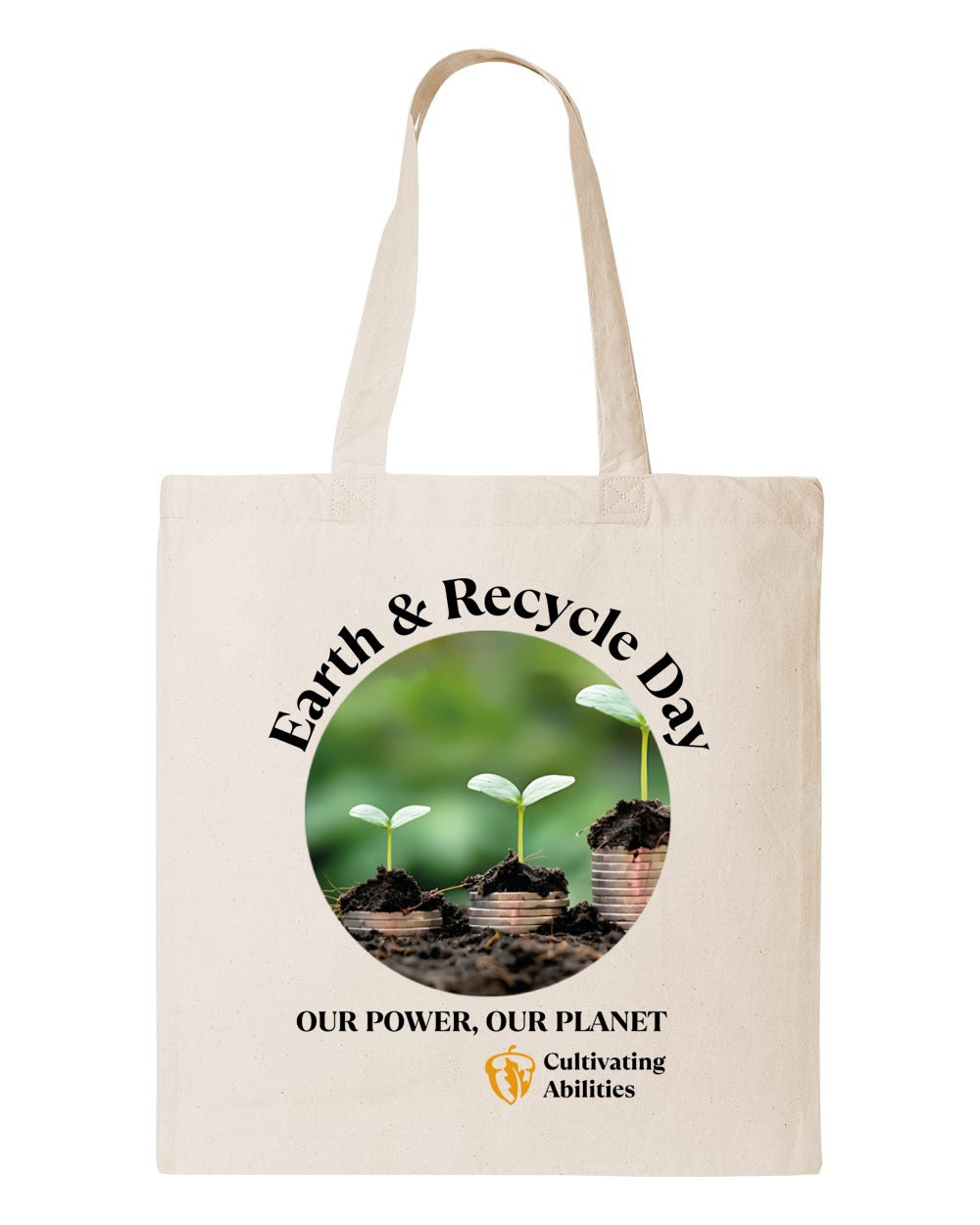 Eart Day Tote Bag, Every purchase supports our partner’s mission to protect the planet and empower communities.
