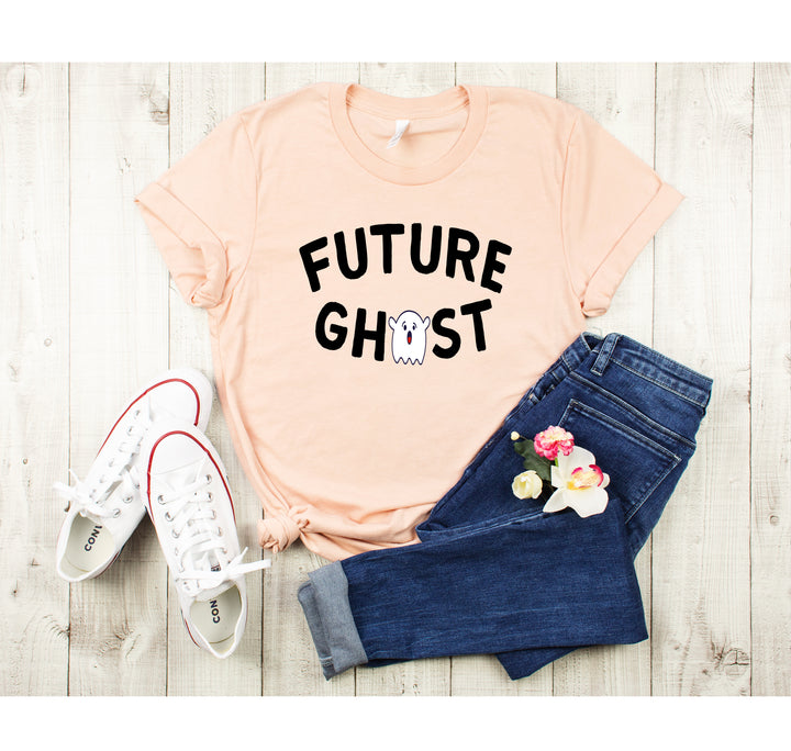 Future Ghost Crewneck Shirt | Trendy Halloween Party Graphic Shirt