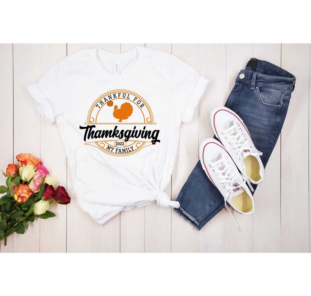 Family Thanksgiving 2024 Shirt | Matching Thanksgiving Shirts