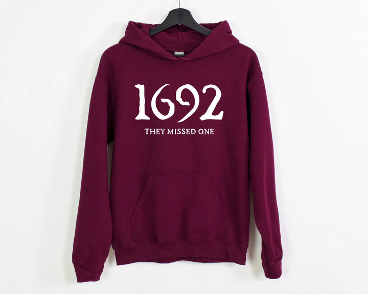 1692 They Missed One Hoodie - Retro Salem Witch Halloween Gift Shirtprintingcenter
