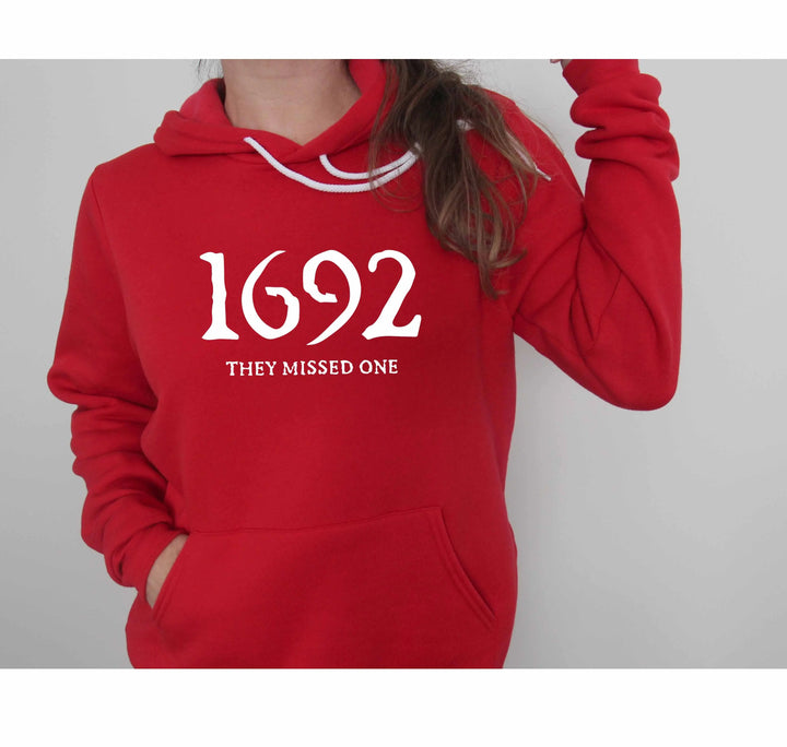 1692 They Missed One Hoodie - Retro Salem Witch Halloween Gift Shirtprintingcenter