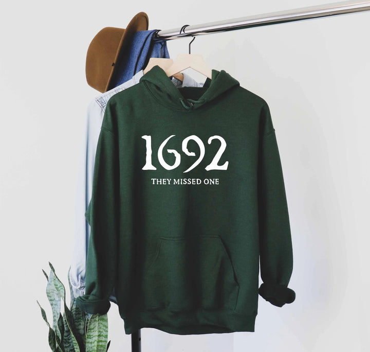 1692 They Missed One Hoodie - Retro Salem Witch Halloween Gift Shirtprintingcenter