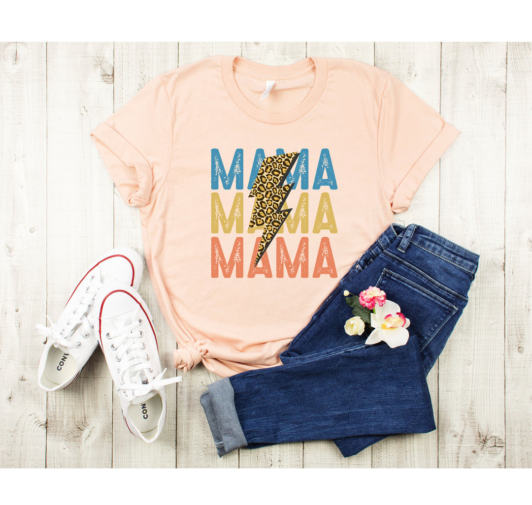 Leopard Mama Shirt - Retro Vintage Mom Life Tee | Mother's Day Gift