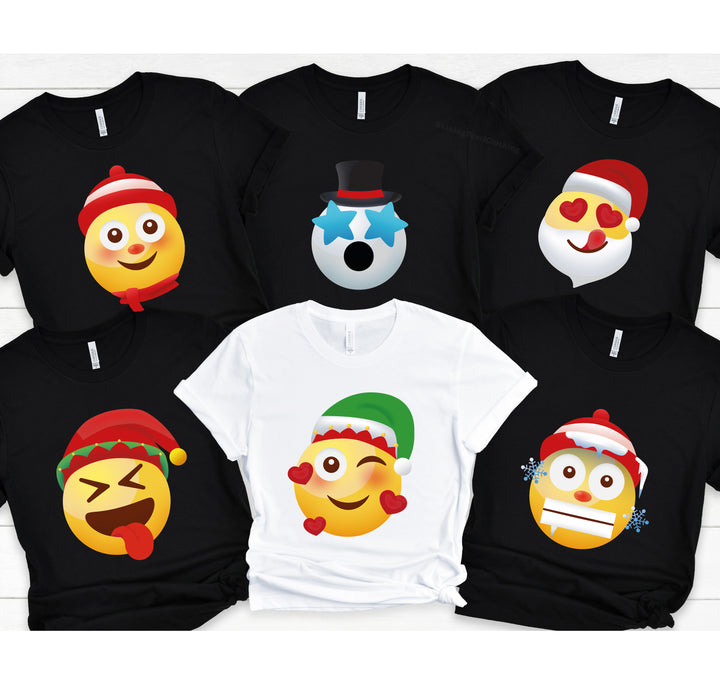 Emoji Christmas Shirt | Family Trip & Reunion Matching Tees