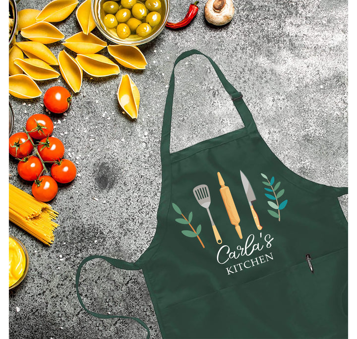 Personalized Apron with Pockets - Custom Men’s Apron | Gift for Him