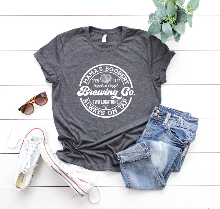 Brewing Co Shirt - Funny Breastfeeding Tee | New Mom & Baby Shower Gift