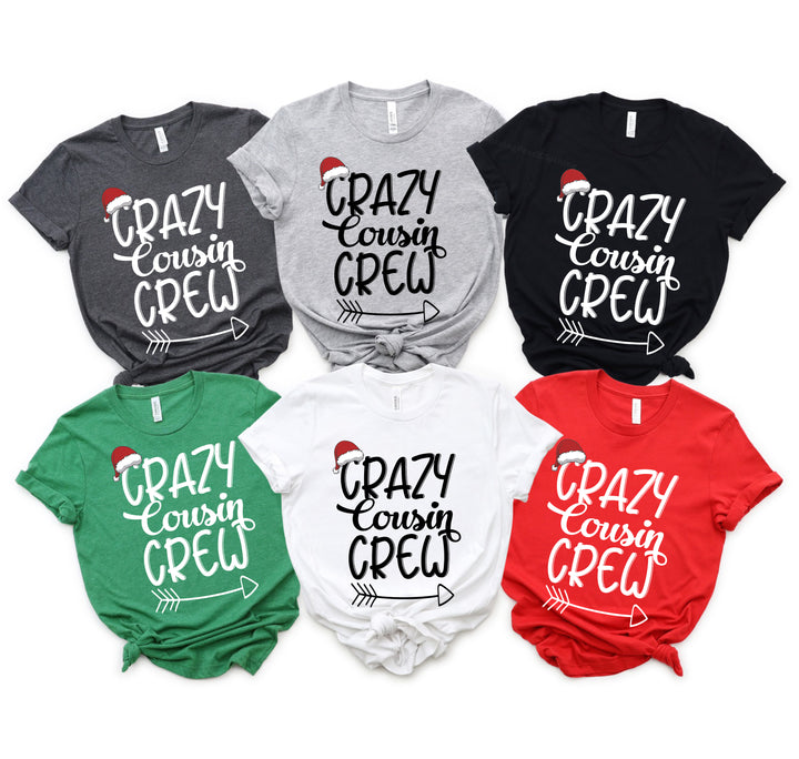 Christmas Crazy Cousin Crew Shirts | Matching Cousin Family Tee