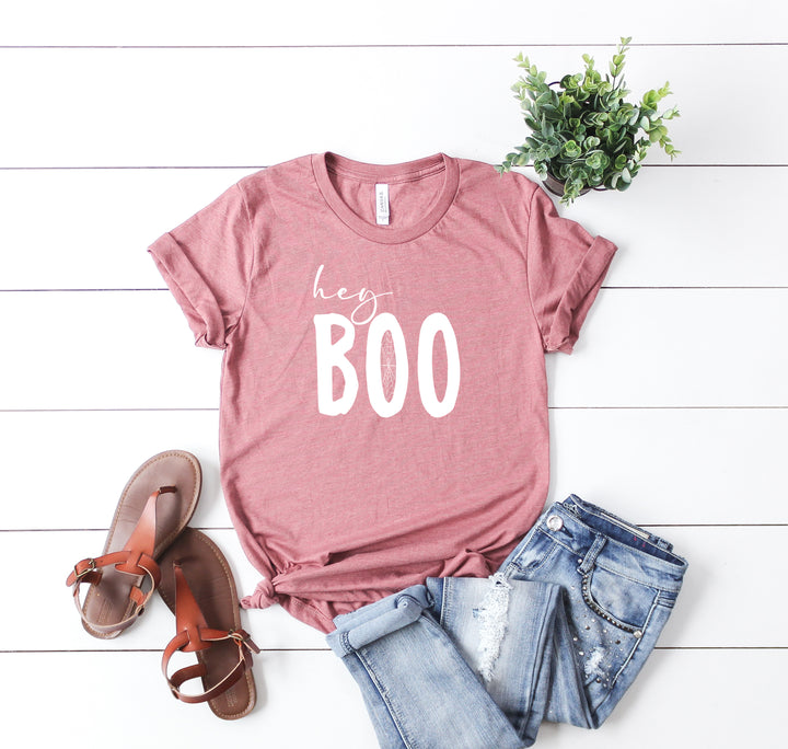 Hey Boo Shirt | Cute Halloween Party Shirt