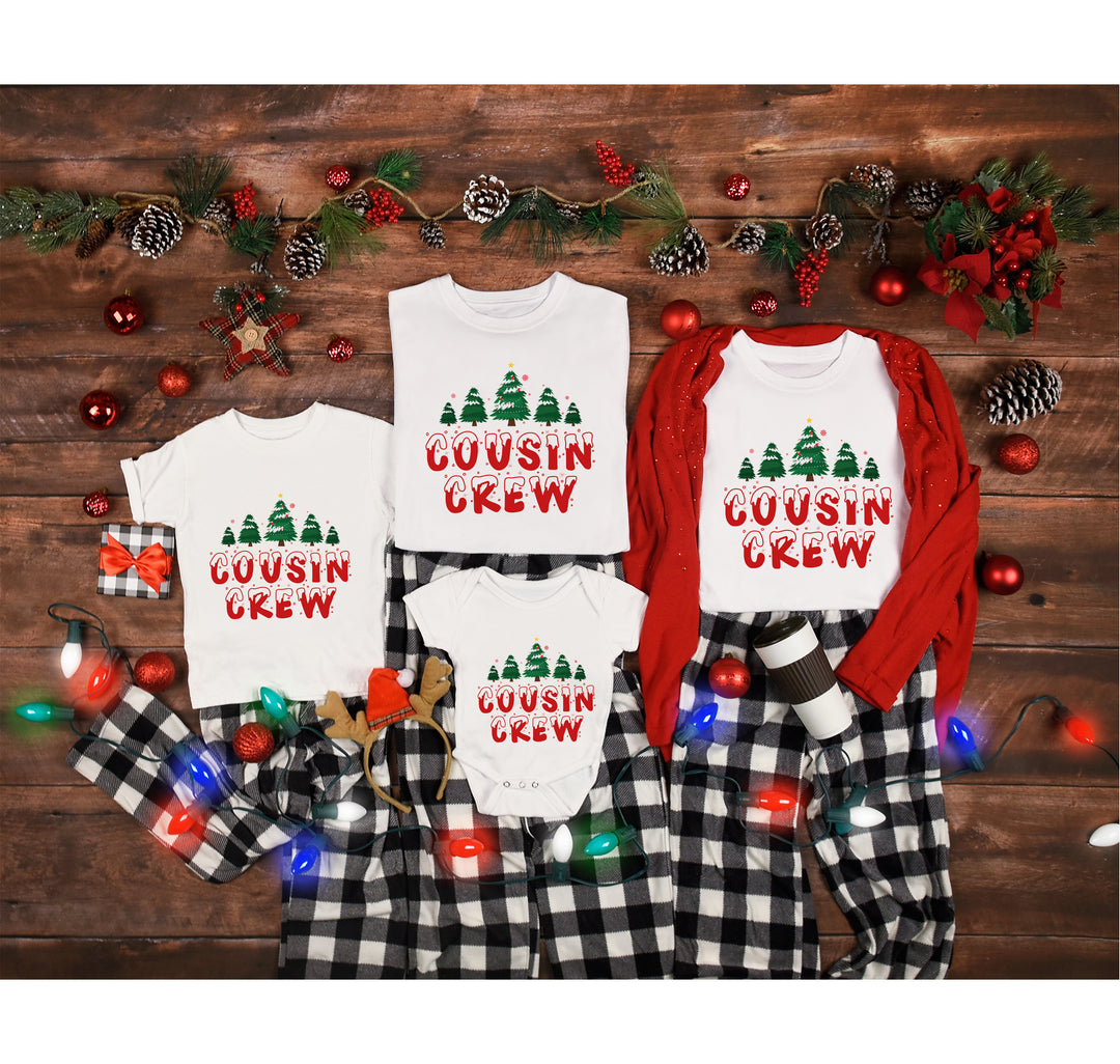 Cousin Crew Christmas Shirts | Matching Family Holiday Tees