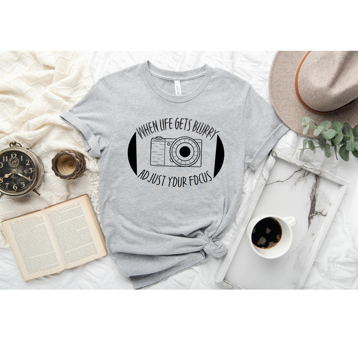 Vintage Camera Shirt - Photographer Tee | Adjust Your Focus