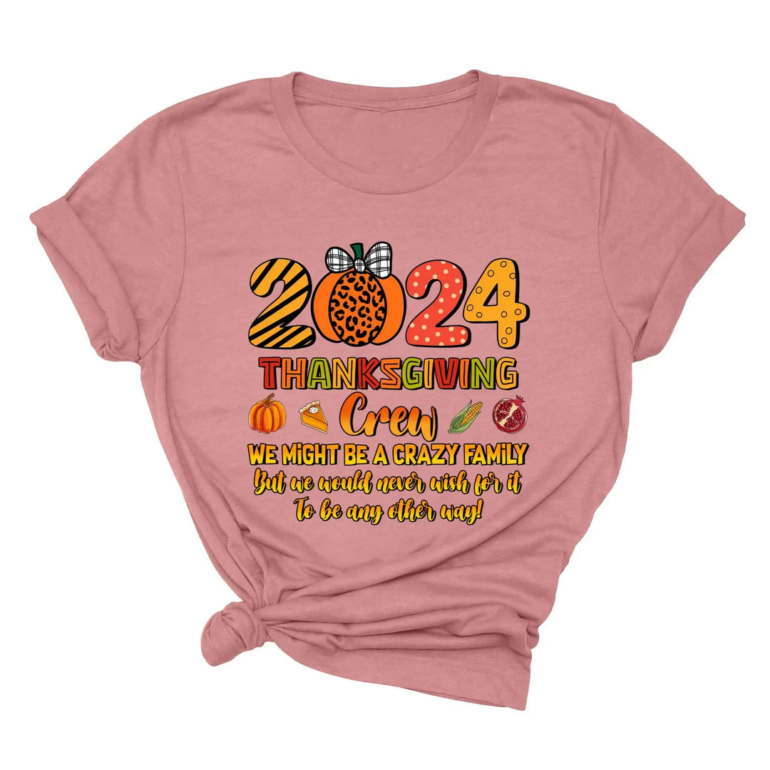 2025 Thanksgiving Crew Shirt, Thanksgiving Family Shirt, Fall Family Tee, Family Thanksgiving Shirts, Thanksgiving Family Reunion Shirt Shirtprintingcenter