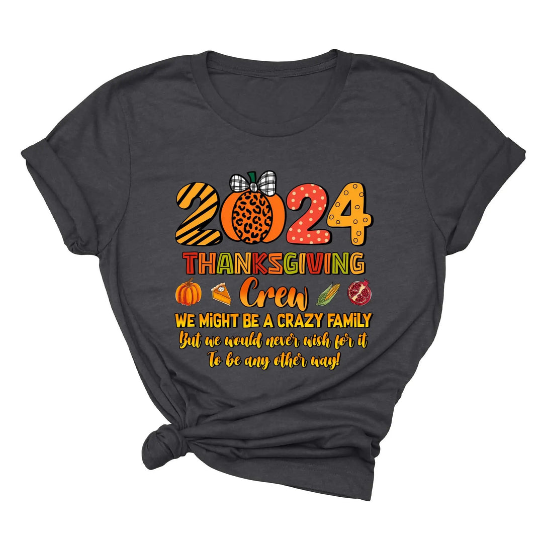 2025 Thanksgiving Crew Shirt, Thanksgiving Family Shirt, Fall Family Tee, Family Thanksgiving Shirts, Thanksgiving Family Reunion Shirt Shirtprintingcenter