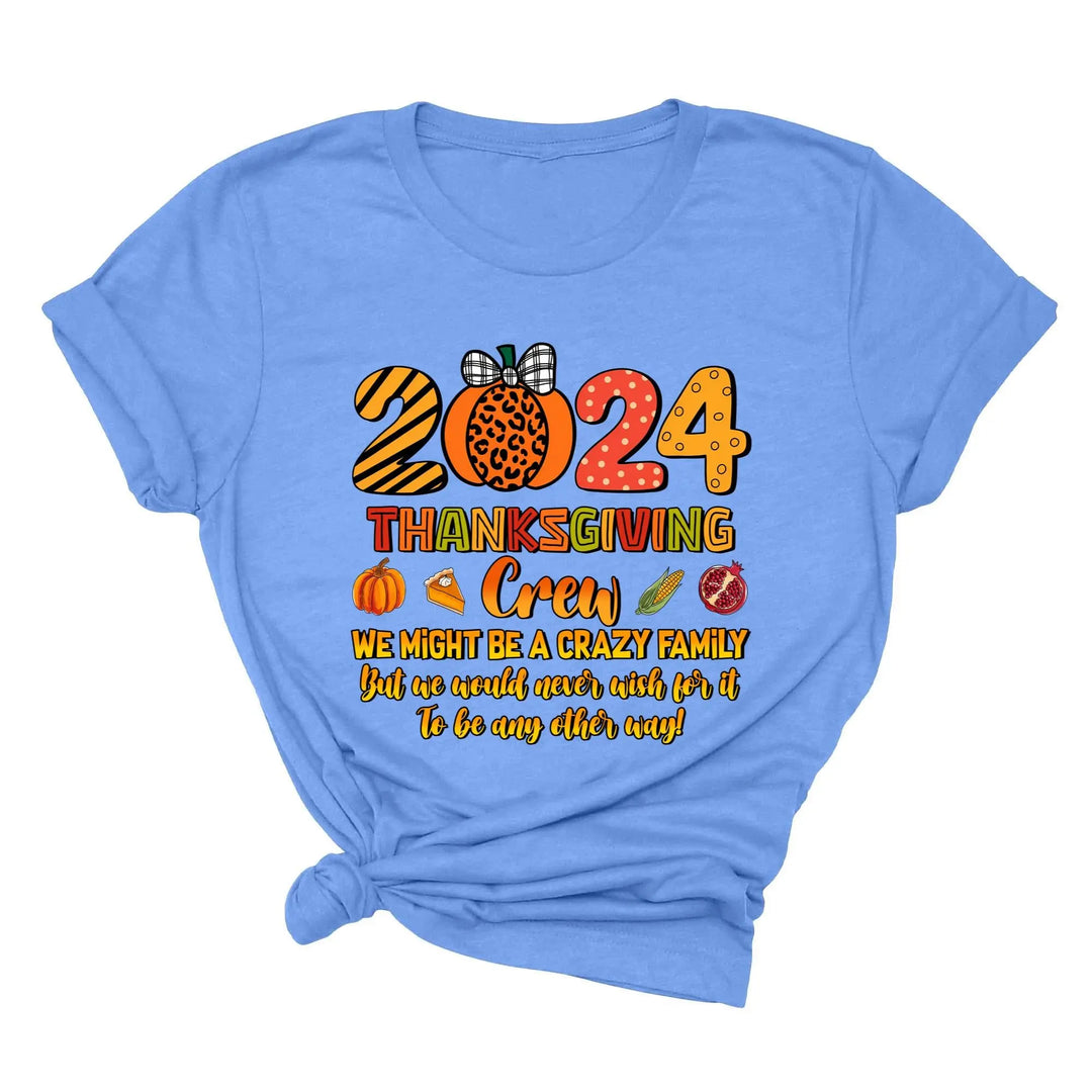 2025 Thanksgiving Crew Shirt, Thanksgiving Family Shirt, Fall Family Tee, Family Thanksgiving Shirts, Thanksgiving Family Reunion Shirt Shirtprintingcenter