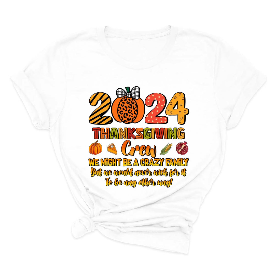 2025 Thanksgiving Crew Shirt, Thanksgiving Family Shirt, Fall Family Tee, Family Thanksgiving Shirts, Thanksgiving Family Reunion Shirt Shirtprintingcenter