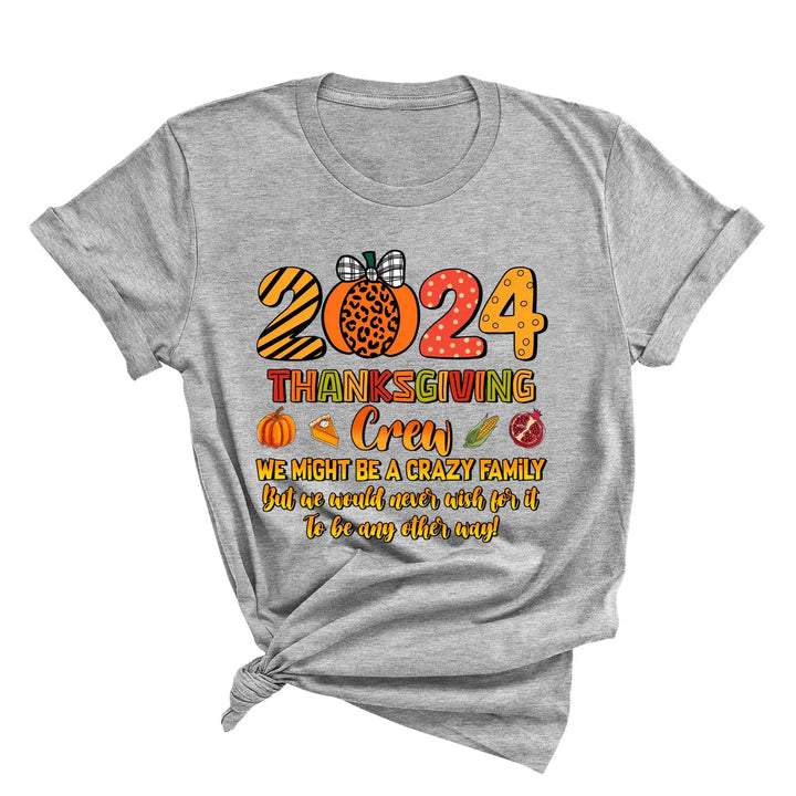 2025 Thanksgiving Crew Shirt, Thanksgiving Family Shirt, Fall Family Tee, Family Thanksgiving Shirts, Thanksgiving Family Reunion Shirt Shirtprintingcenter