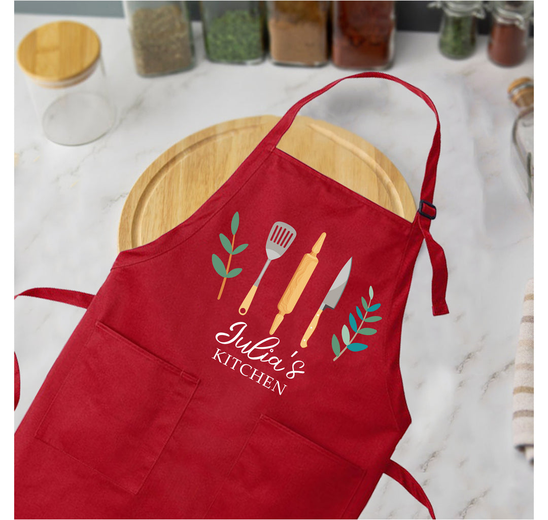 Personalized Apron with Pockets - Custom Men’s Apron | Gift for Him