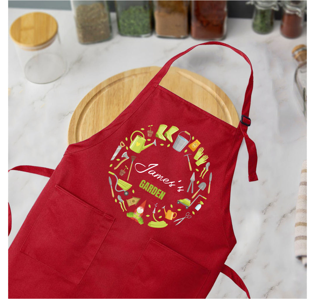 Personalized Gardening Apron - Custom Gift for Plant Lovers