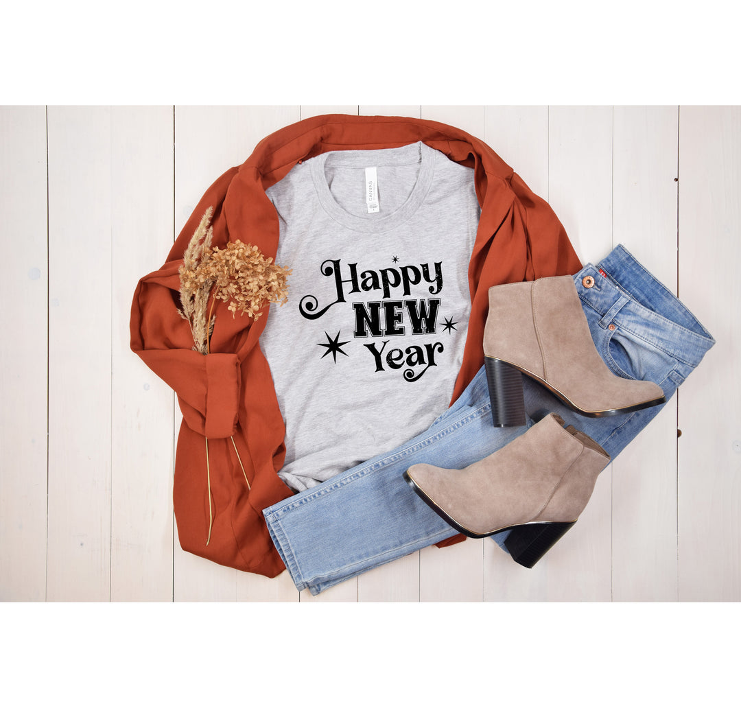 Happy New Year 2024 Shirt | Christmas Crew & Family Holiday Tees