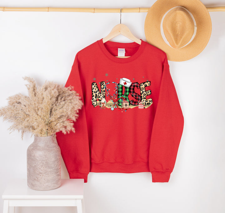 Christmas Nursing Sweatshirt - 2024 Nurse Shirt & Holiday Gift