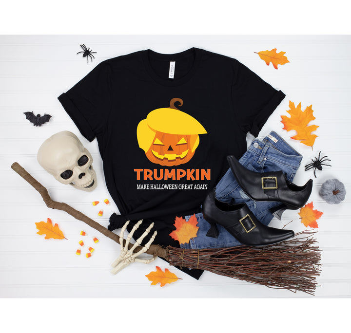 Funny Halloween Trumpkin Shirt | Make Halloween Great Again Trump 2024 Tee