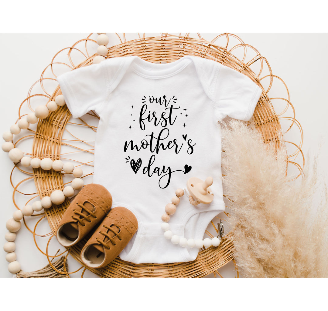 Our First Mother's Day Shirt - Matching Mommy & Me Outfit Gift