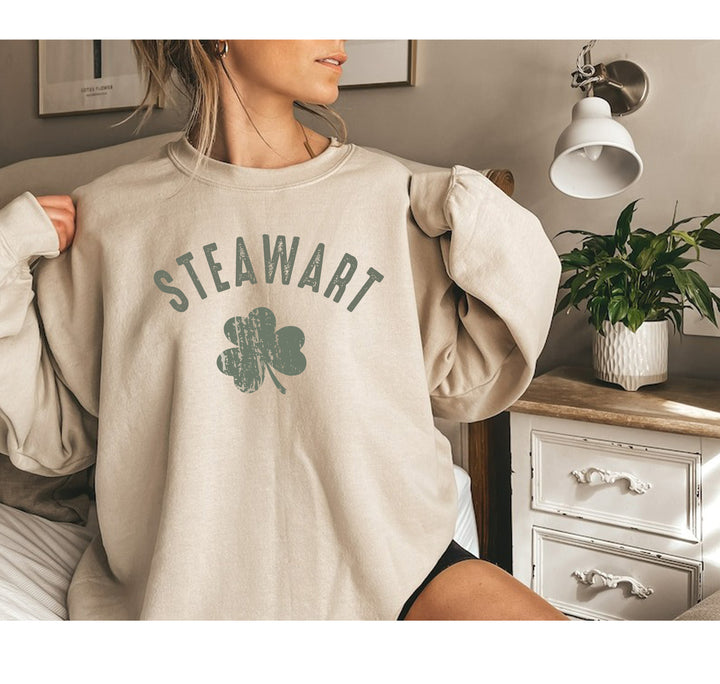 Personalized Last Name St. Patrick's Day Sweatshirt - Custom Irish Tee