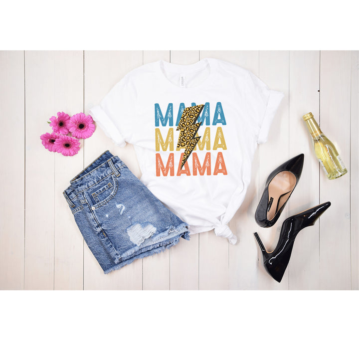 Leopard Mama Shirt - Retro Vintage Mom Life Tee | Mother's Day Gift