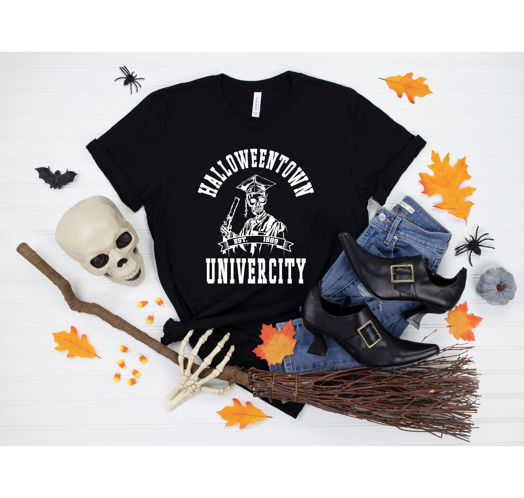 Skeleton Hands Shirt – Cute Skull Halloween Tee for Women, Party Gift