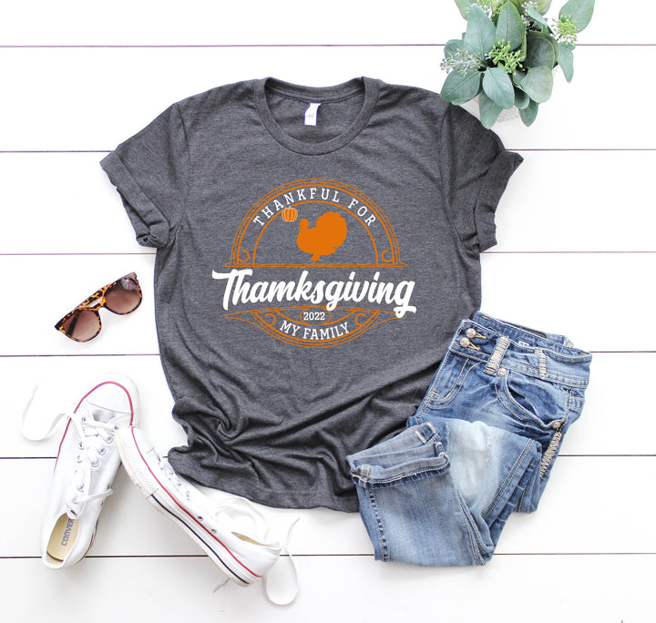 Family Thanksgiving 2024 Shirt | Matching Thanksgiving Shirts