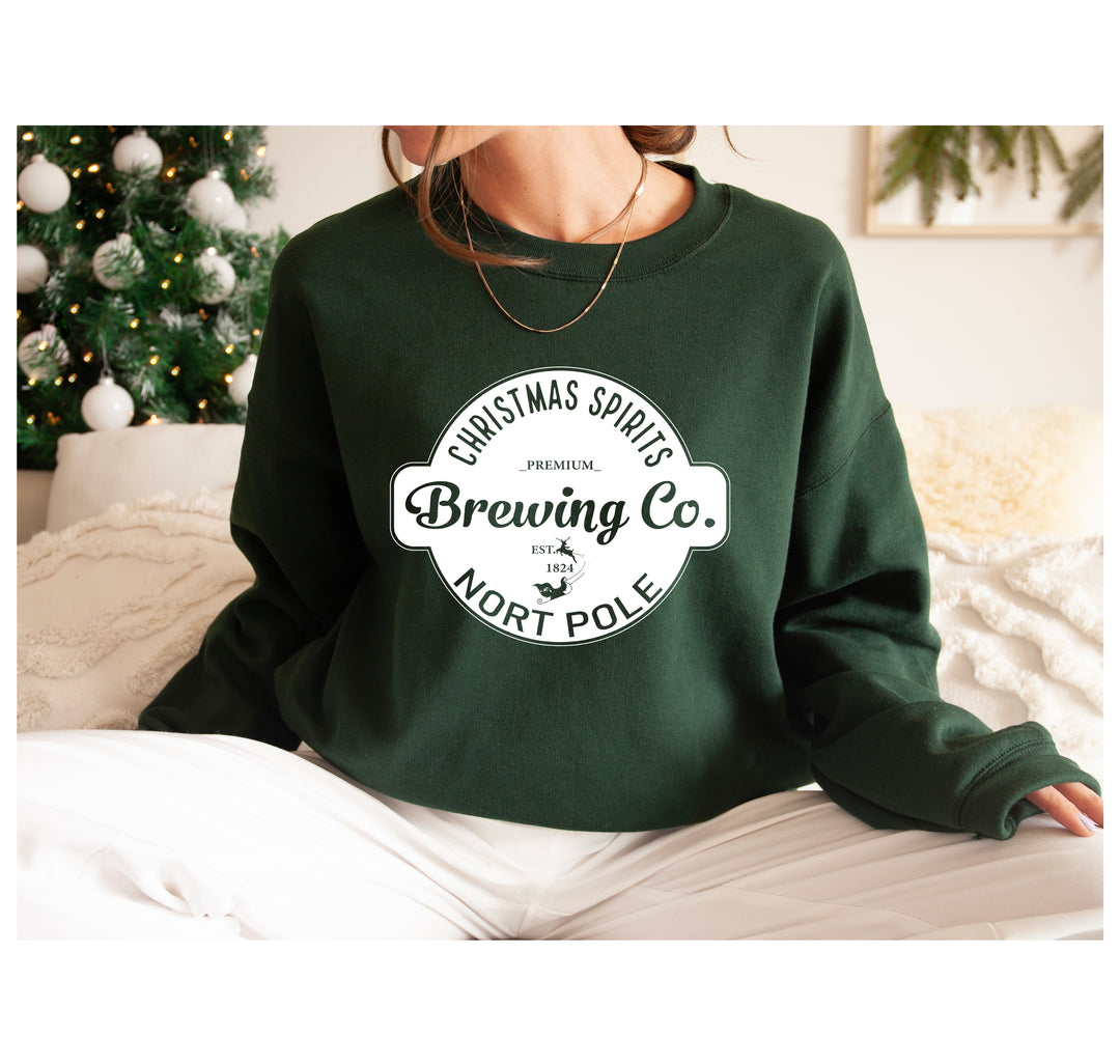 North Pole Brewing Co. Sweatshirts | North Pole Sweatshirts | Family Christmas Gift