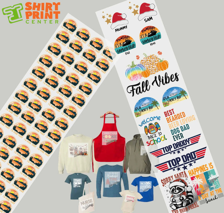 DTF Gang Sheets – Optimize Your Custom Apparel Printing Shirtprintingcenter