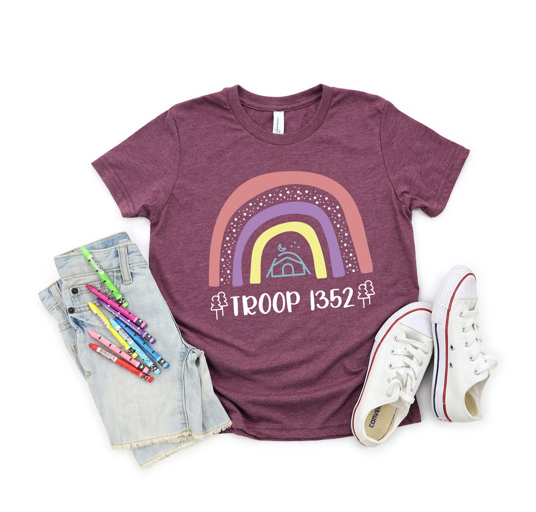 Girls Camping Shirt - Camp Tee & Troop Tshirts | Camping Girl