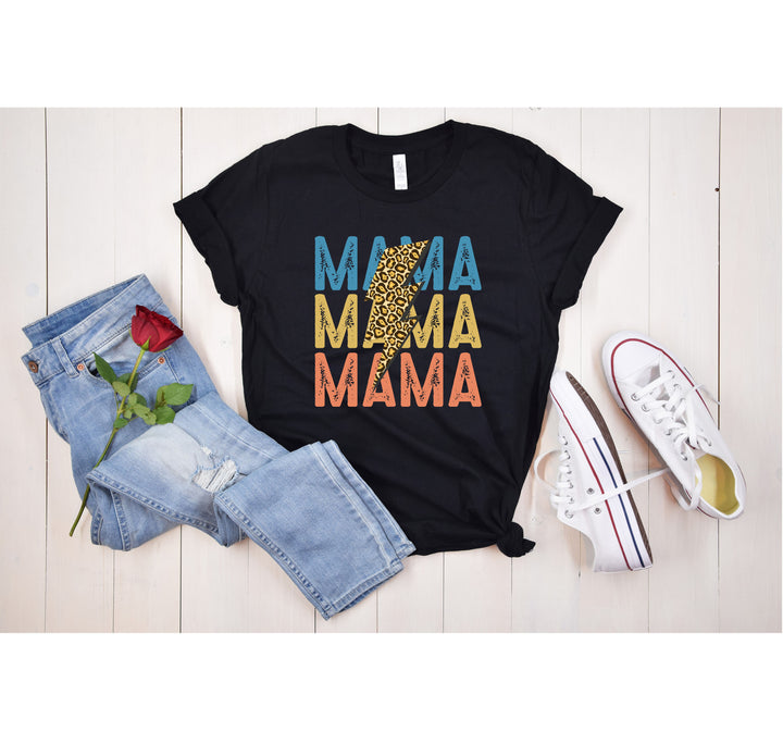 Leopard Mama Shirt - Retro Vintage Mom Life Tee | Mother's Day Gift