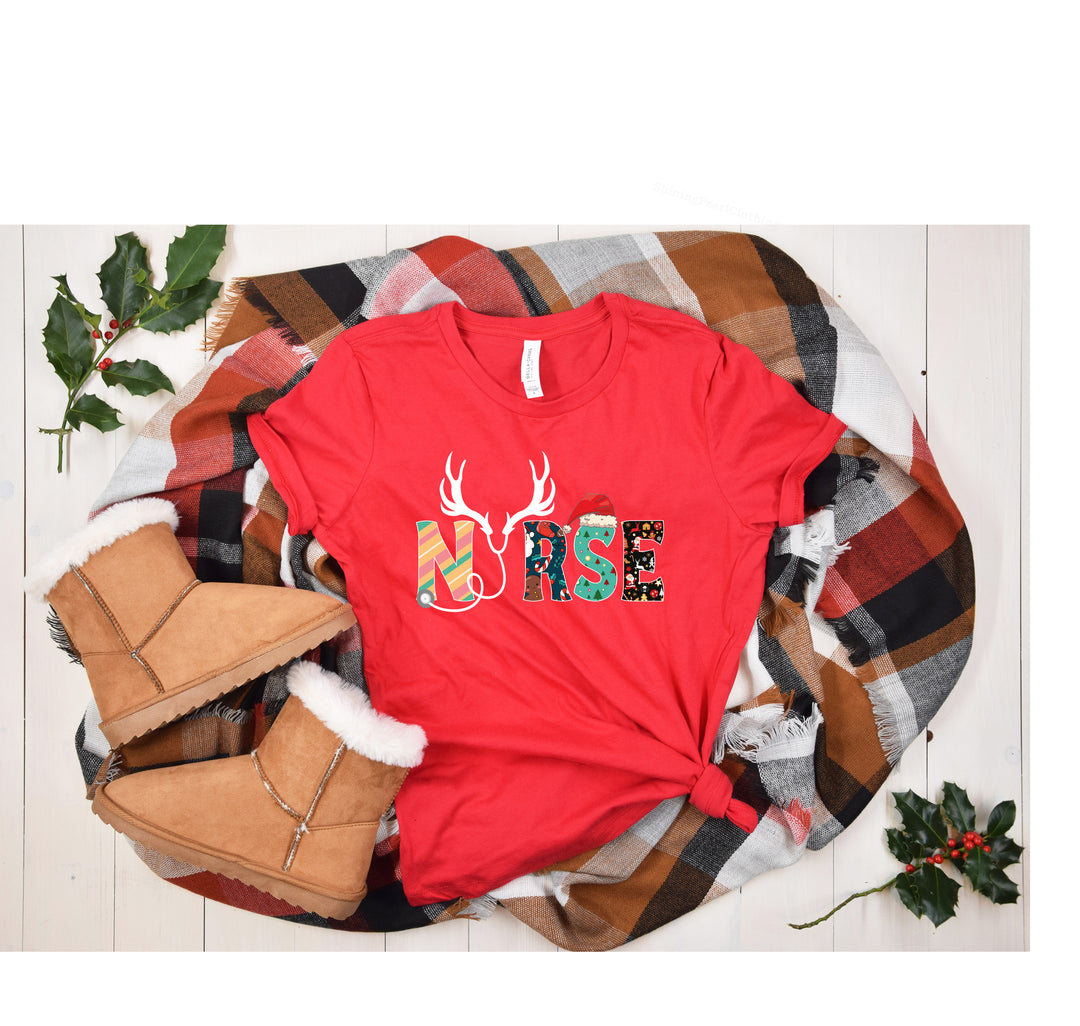 Christmas Nurse Shirt | Funny Nurse Life & Nurse Squad Tee