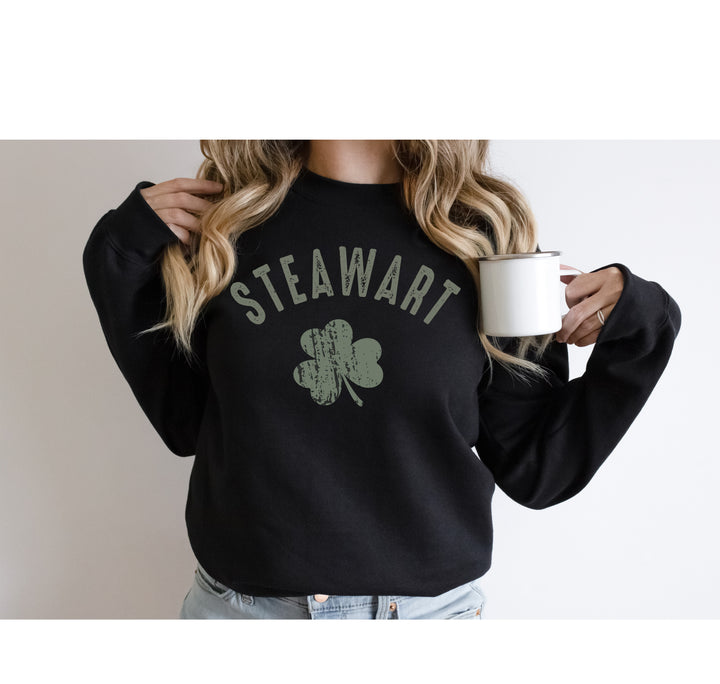 Personalized Last Name St. Patrick's Day Sweatshirt - Custom Irish Tee