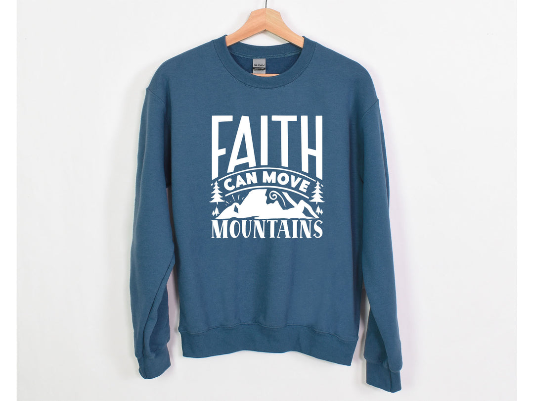 Faith Cross Sweatshirt - Christian Gift | Love & Grace Design