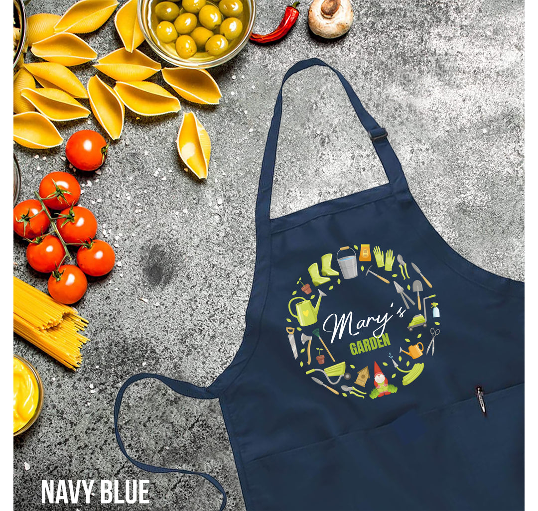 Personalized Gardening Apron - Custom Gift for Plant Lovers